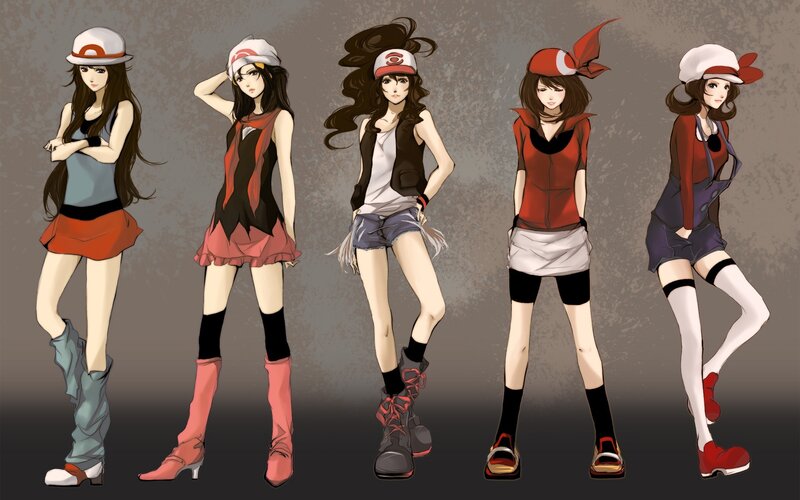 Female trainer outfit variations