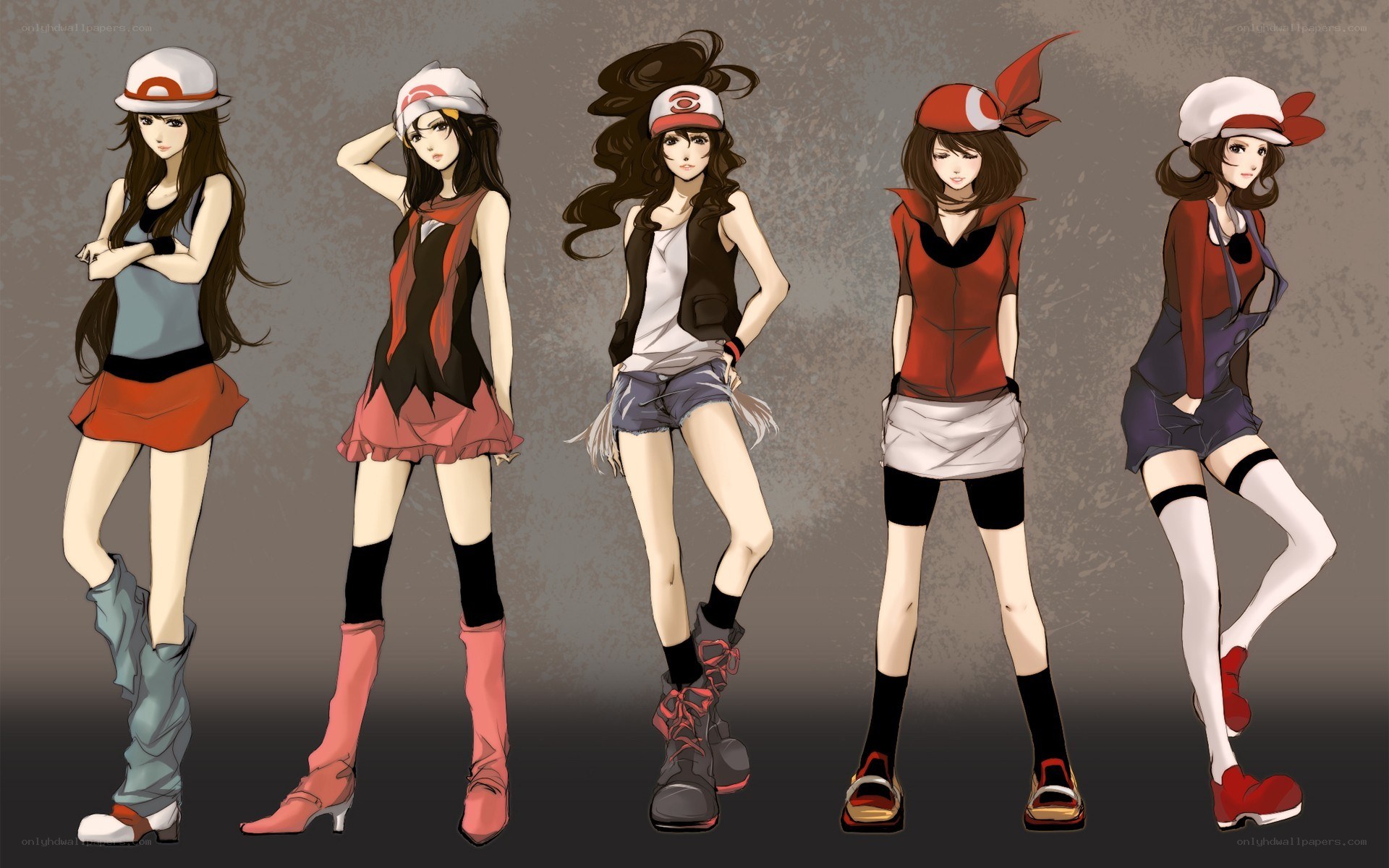 Female trainer outfit variations