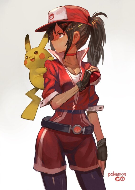 Female Trainer with Pikachu