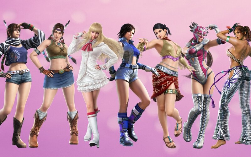 Female Video Game Characters — Pink