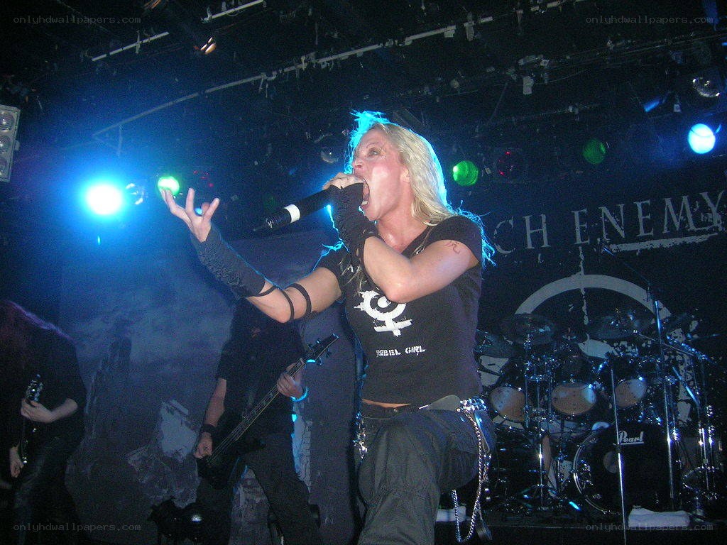 Female vocalist performing on stage