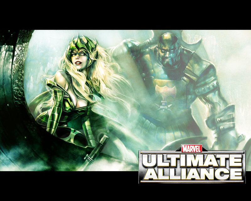 Female Warrior and Armored Man