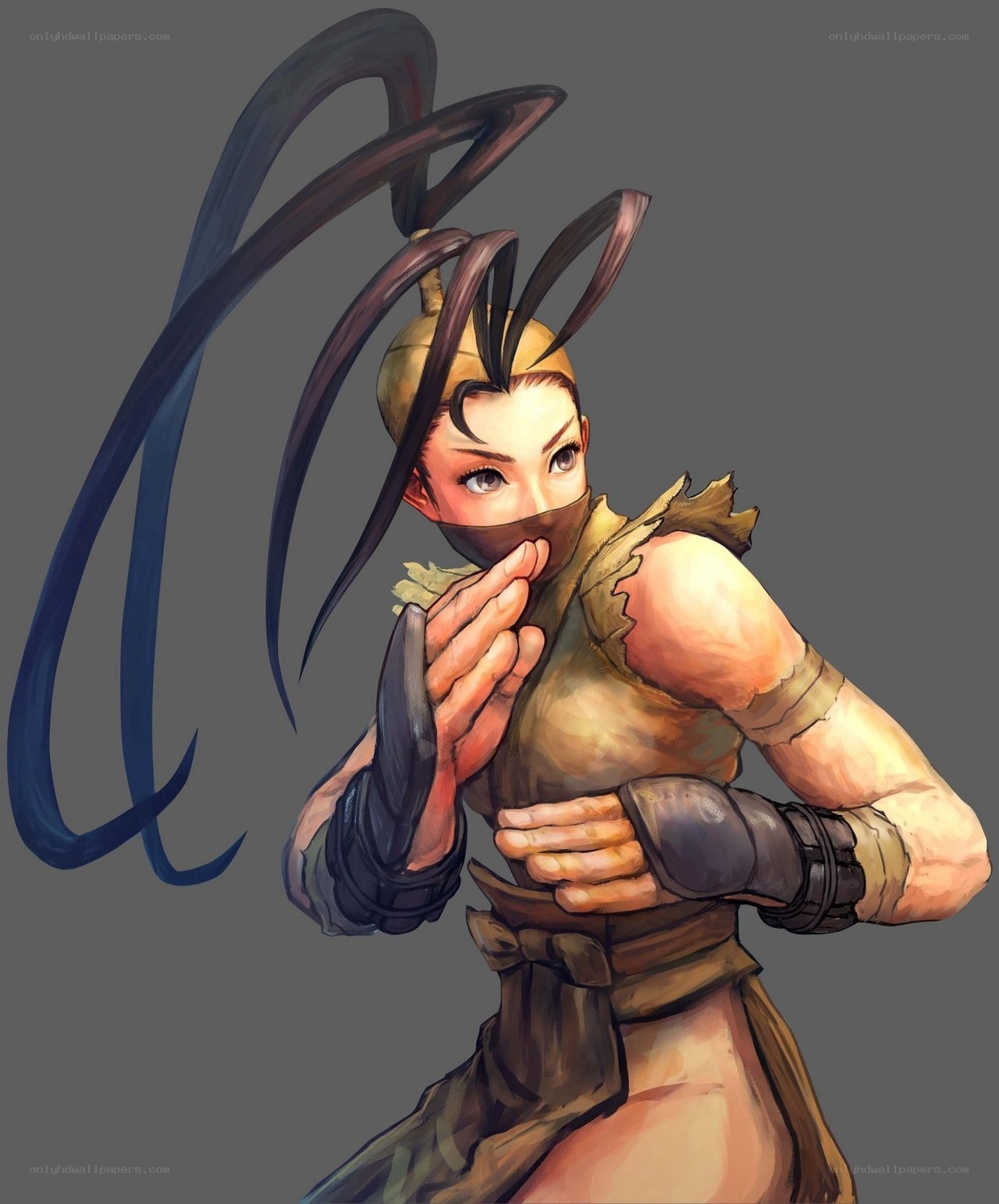 female warrior character art