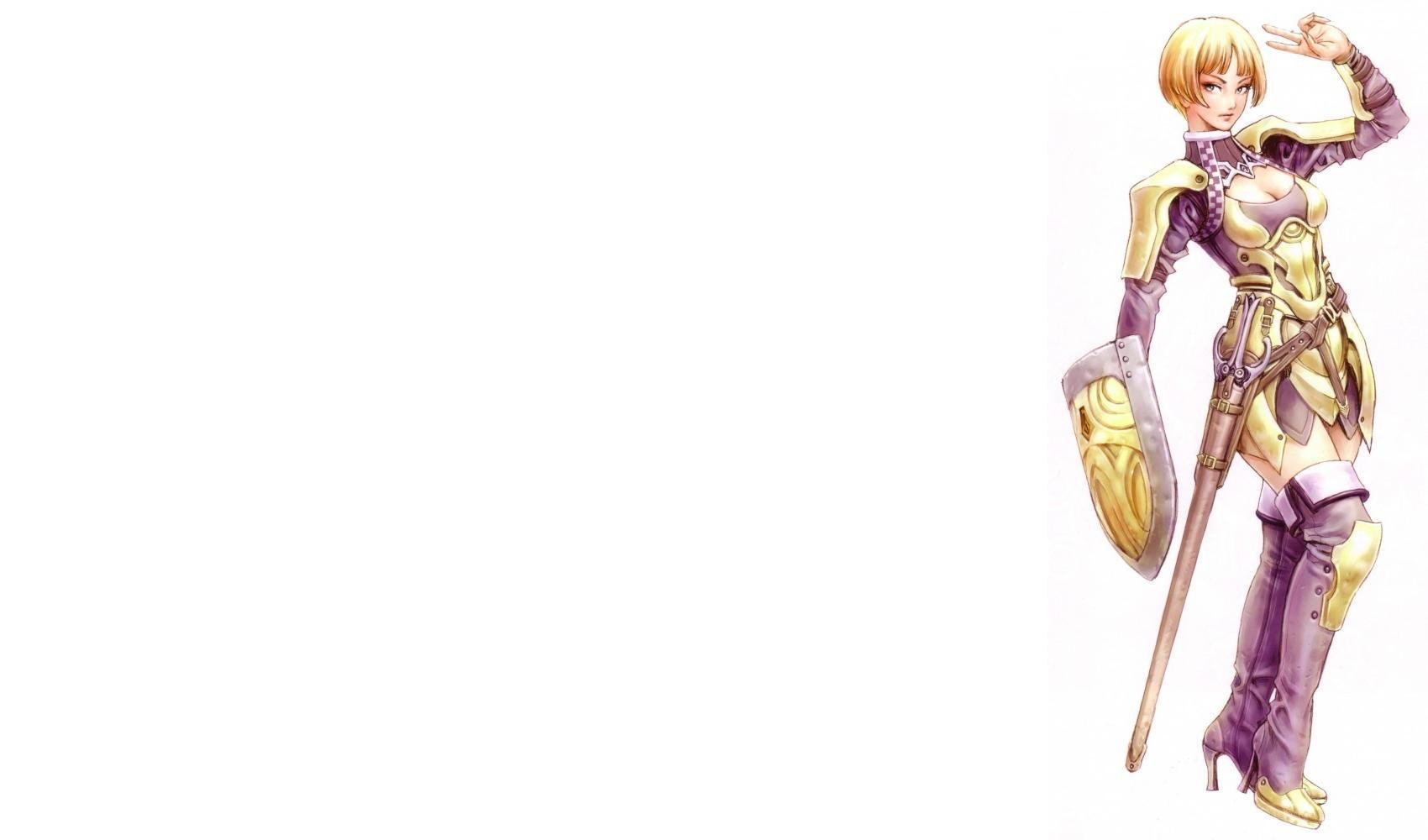 female warrior character art