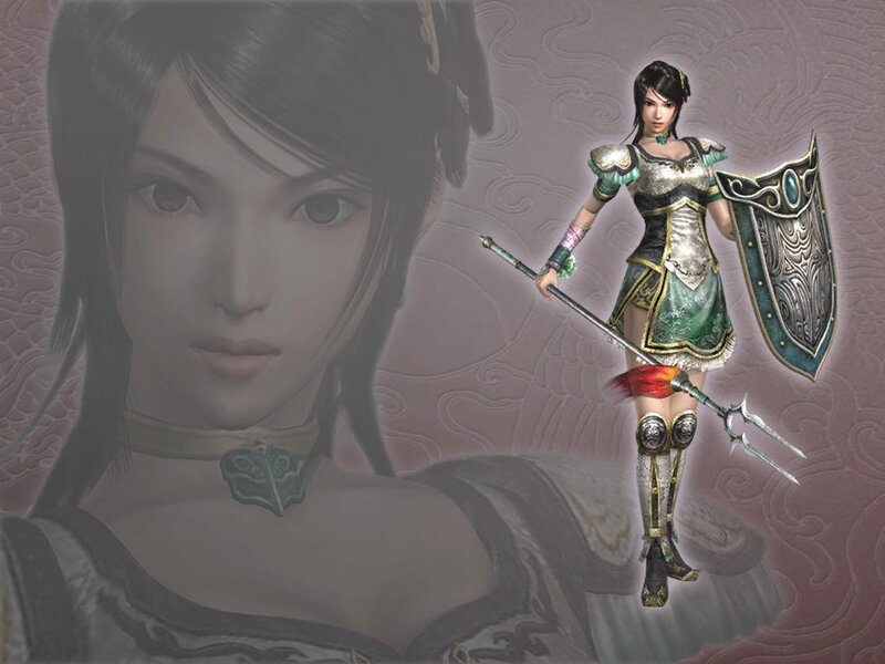 female warrior character art