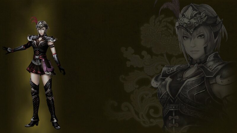 Female Warrior Character — Black, Dramatic, 3d Render, Armor