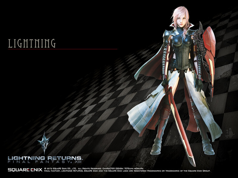 Female Warrior Character — Black, Dramatic, 3d Render, Sword, Shield