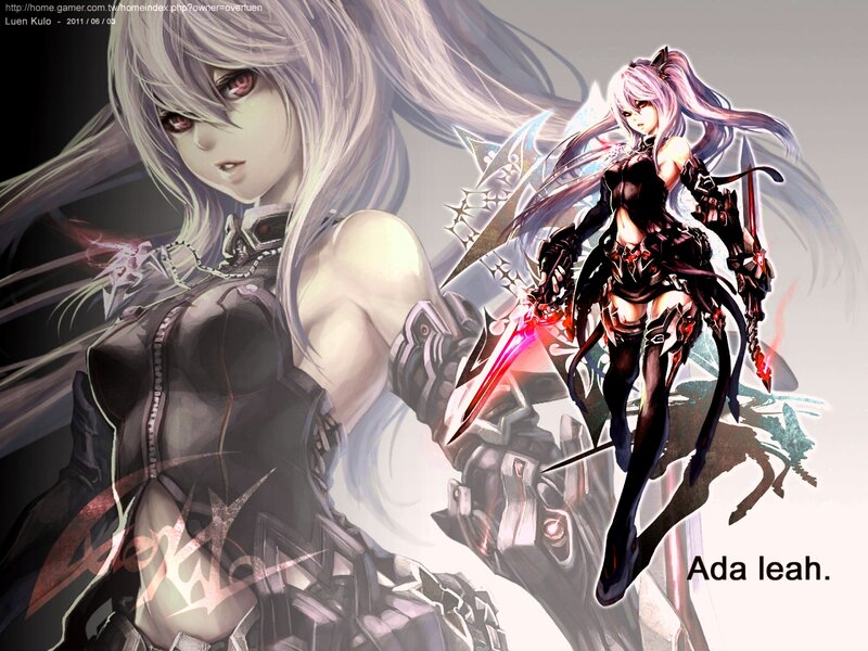 Female Warrior Character — Black, Dramatic, Digital Art, Sword, Armor