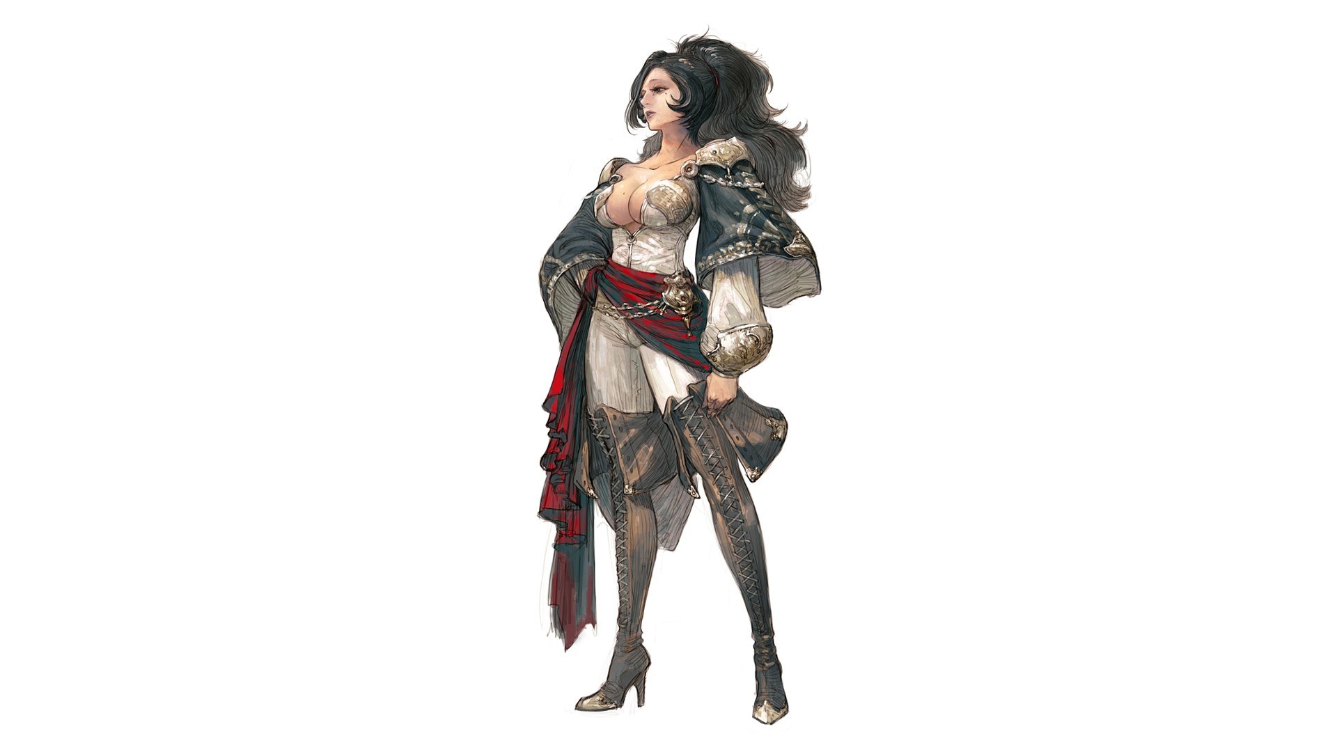 female warrior character design