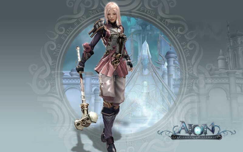 Female Warrior Character — Gray, Dramatic, Digital Art, Sword, Castle