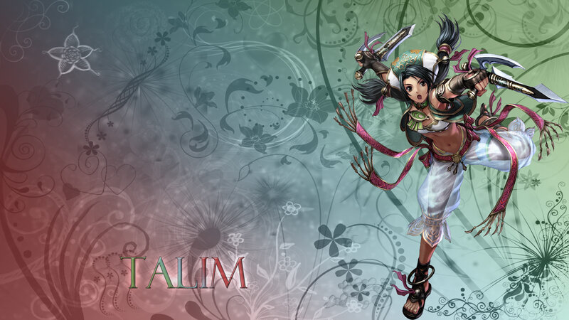Female Warrior Character — Green