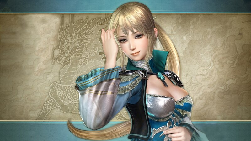 female warrior character portrait
