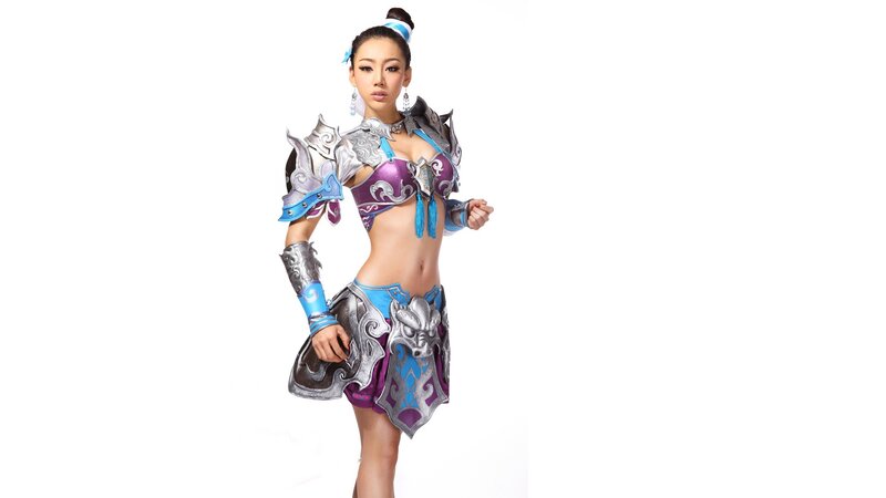 female warrior costume