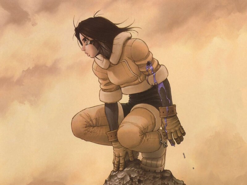 Female Warrior Crouching