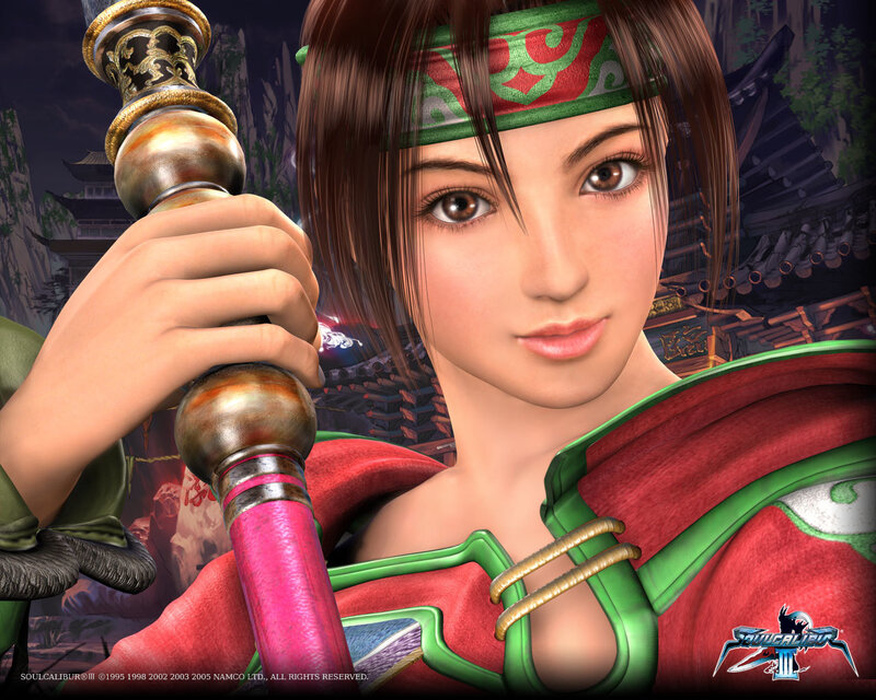 Female Warrior Holding Staff