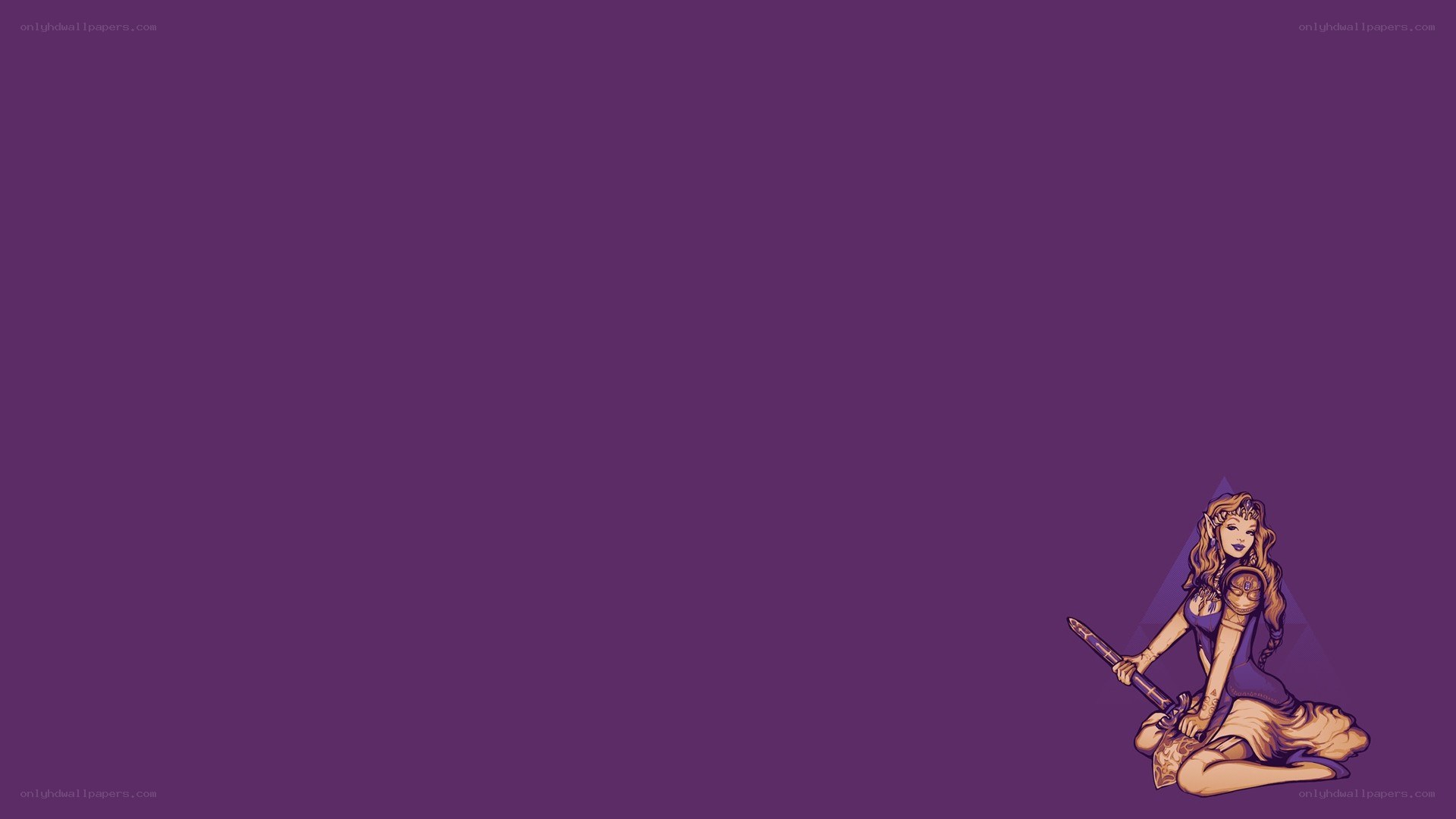 female warrior illustration