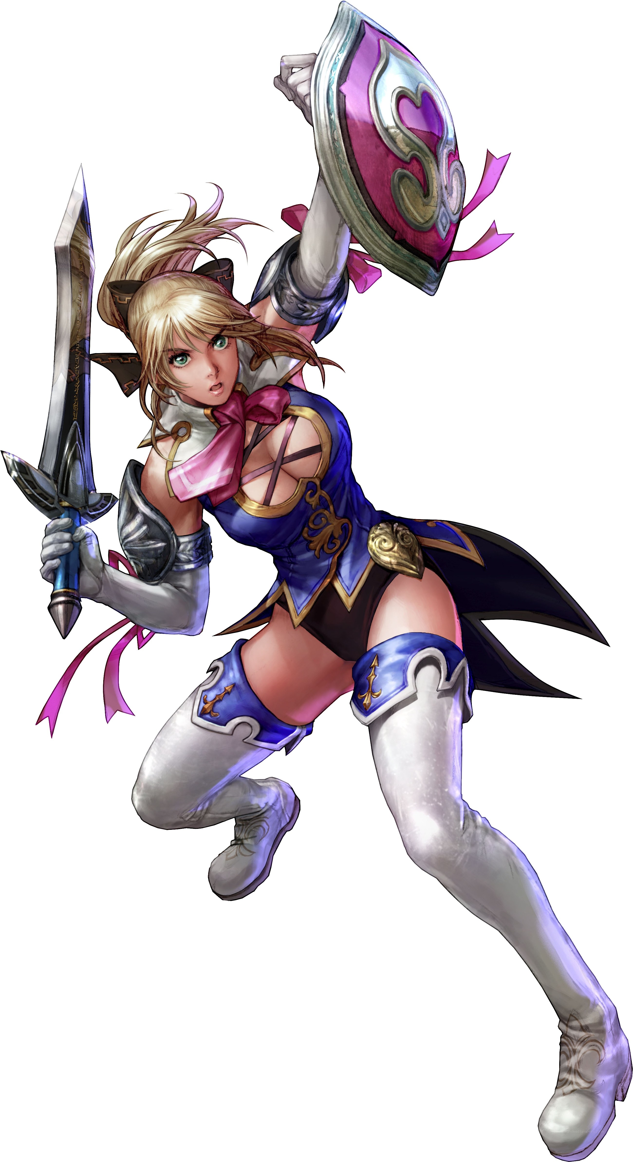 female warrior in action