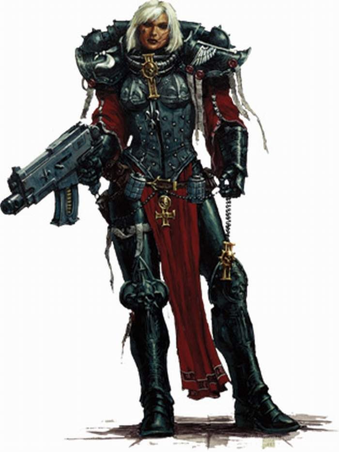 female warrior in armor