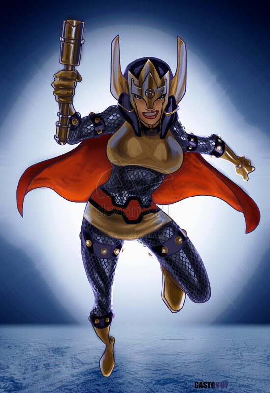 female warrior in armor