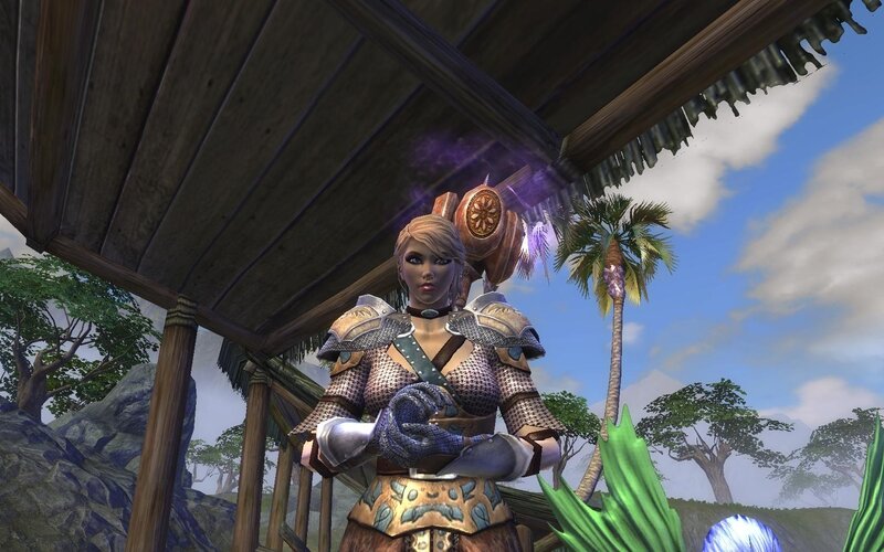 female warrior in armor