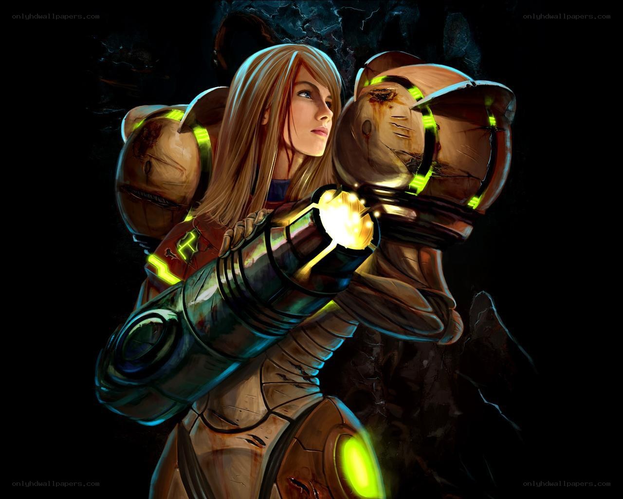 female warrior in armor