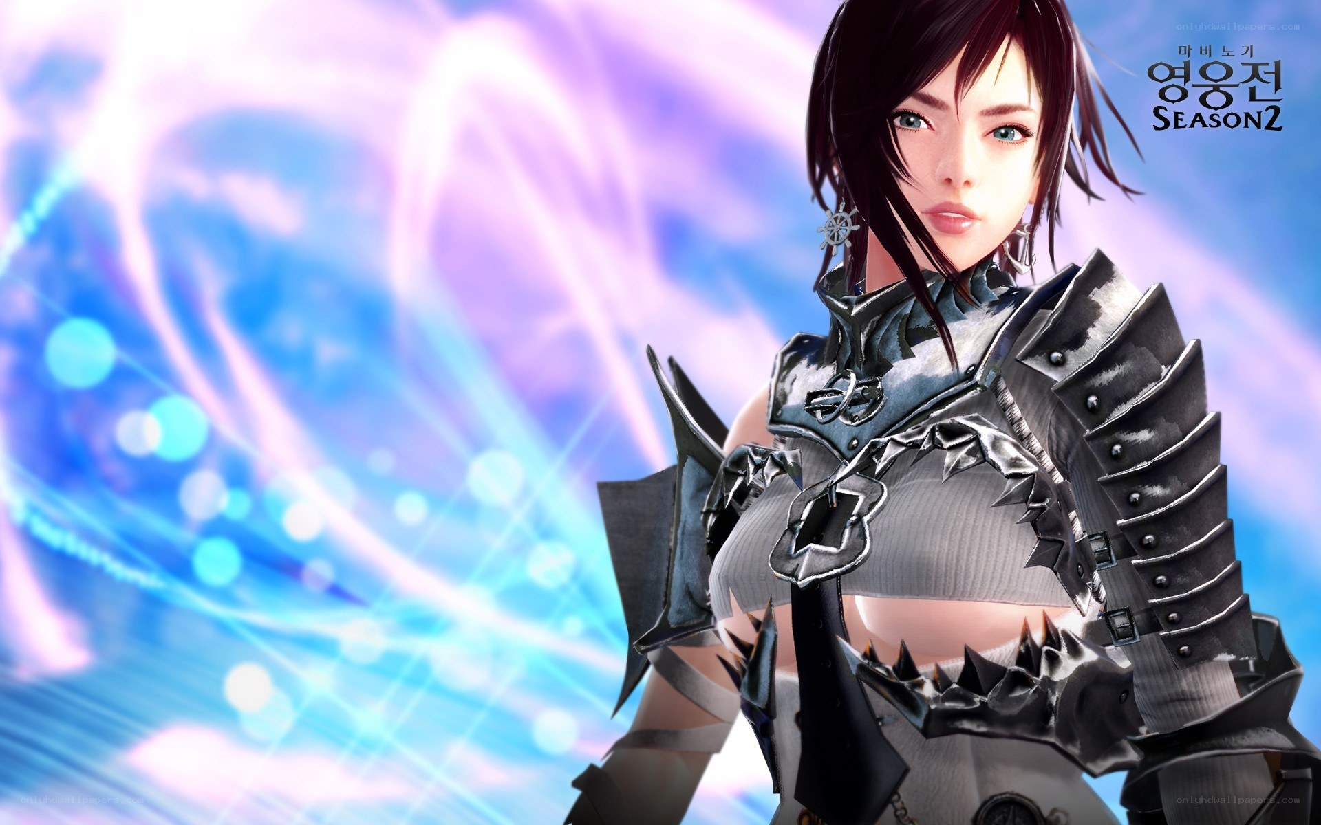 female warrior in armor
