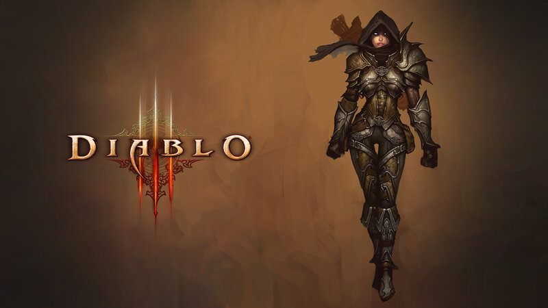 Female Warrior in Armor — Brown, Dramatic, Digital Art, Hood