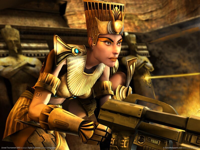 Female Warrior in Armor — Gold, Dramatic, Digital Art, Weapon