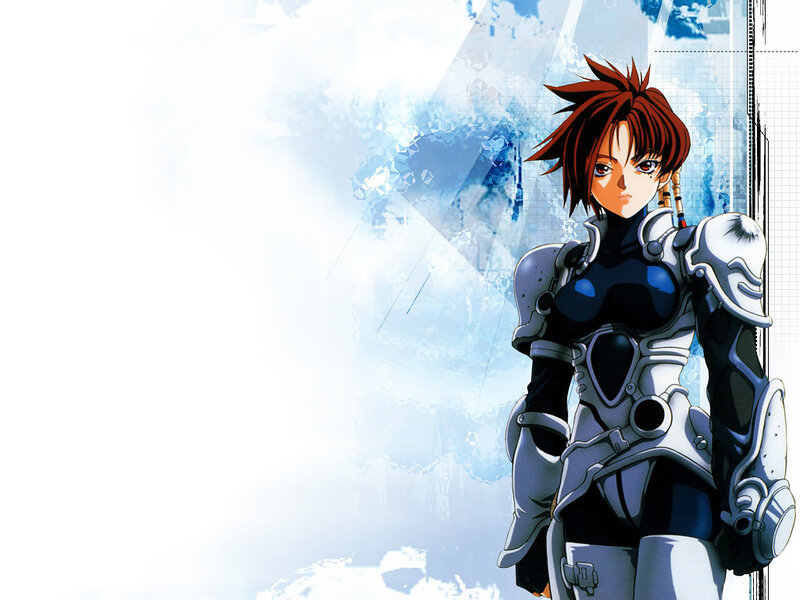 Female Warrior in Armor — White, Dramatic, Anime, Spiky Hair