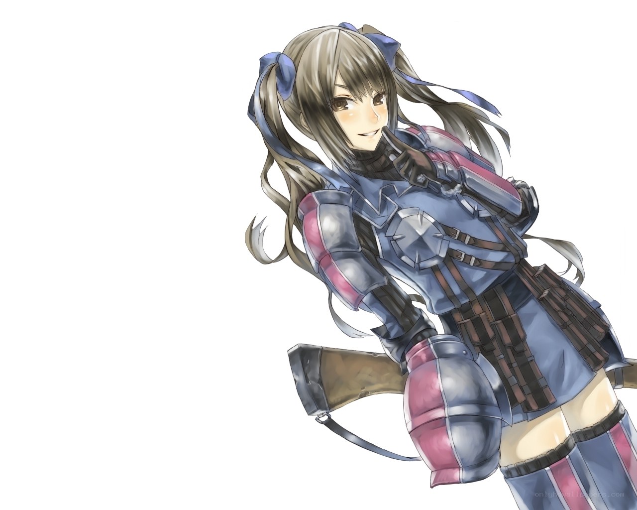 female warrior in armor