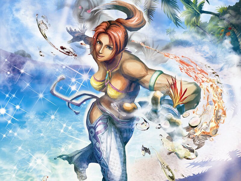 Female Warrior in Beach
