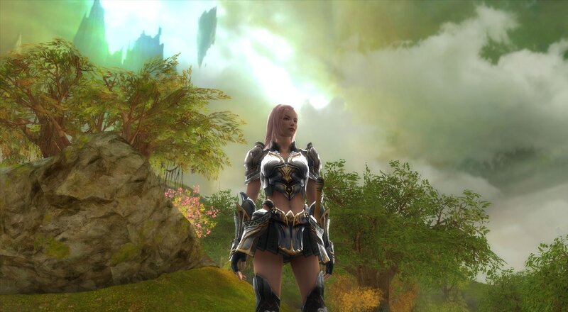 female warrior in fantasy armor