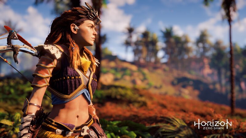 Female Warrior in Jungle — Green, Serene