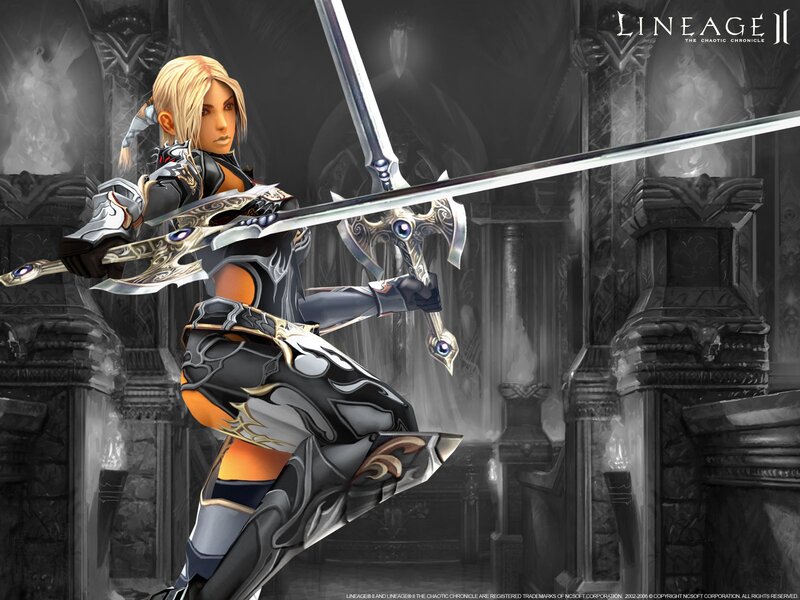 Female warrior in ornate armor