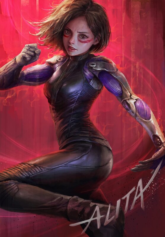 Female Warrior in Suit