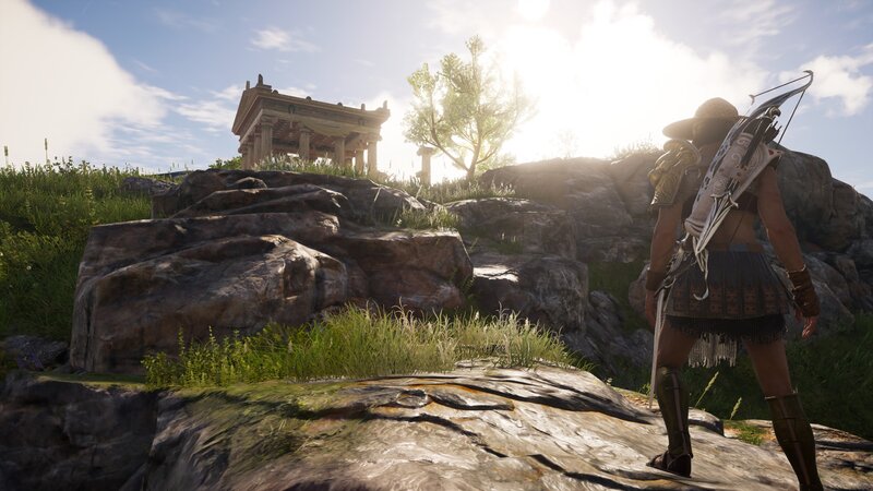 Female Warrior on Hill