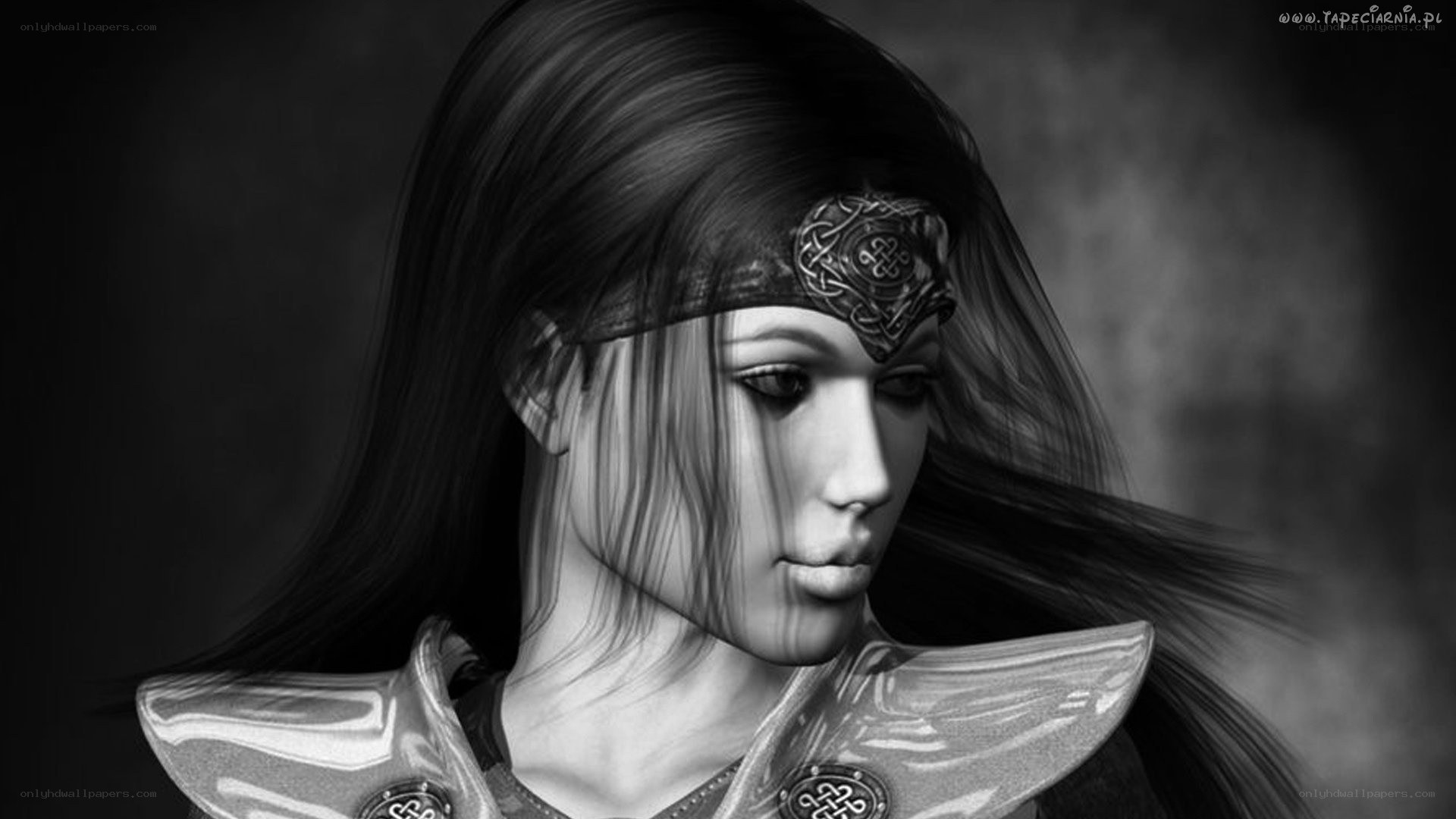 female warrior portrait