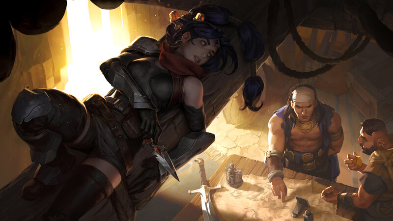 Female Warrior Resting