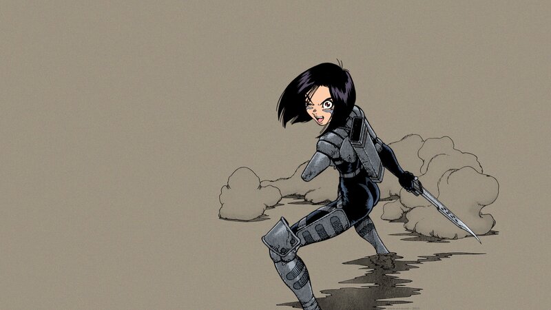 Female Warrior Running