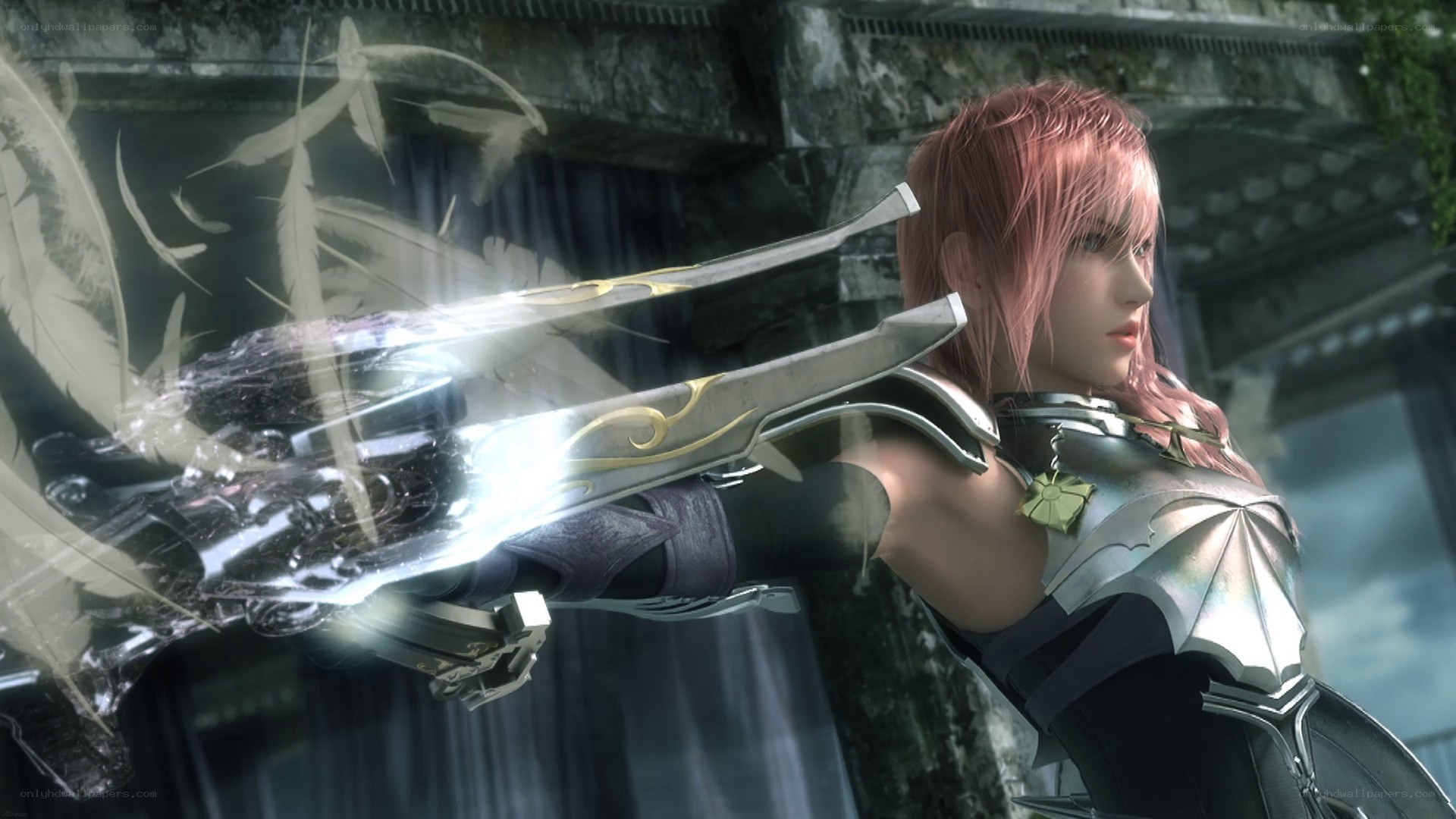 female warrior with bow