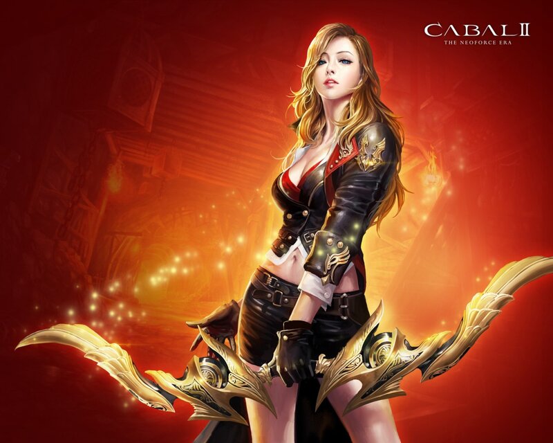 Female Warrior with Bow — Red
