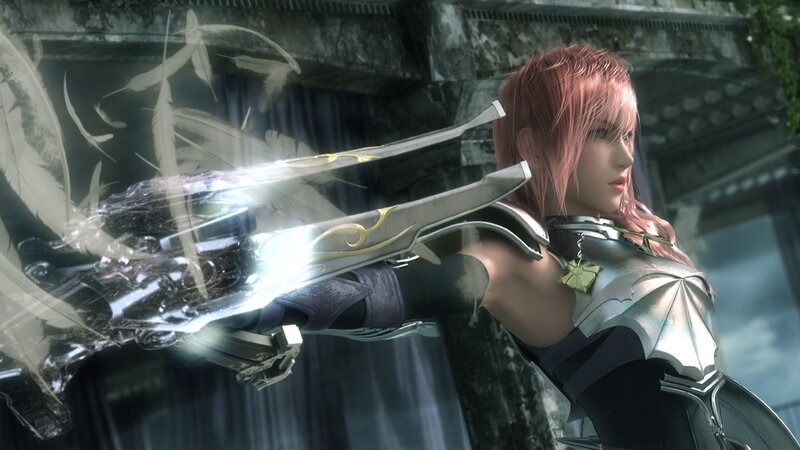 Female Warrior with Bow — Silver, Dramatic, 3d Render, Feathers, Armor