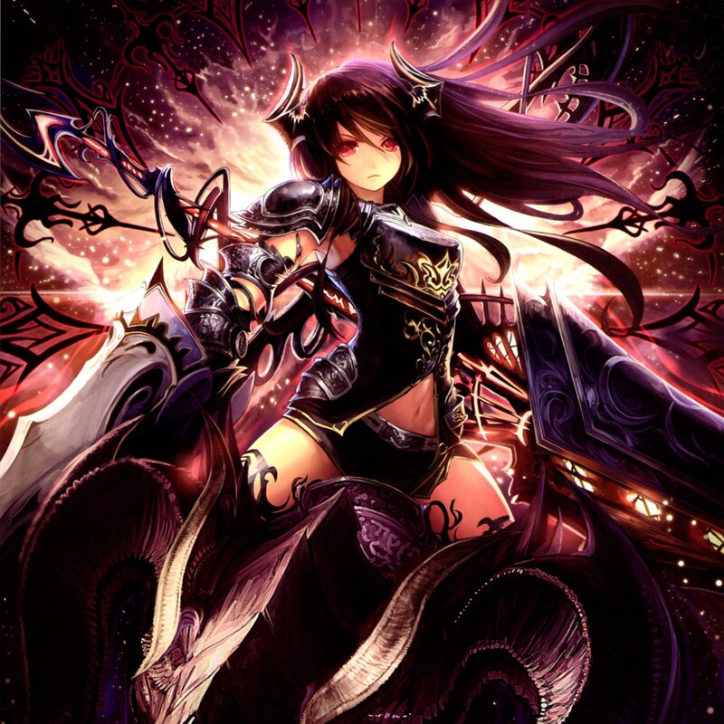 Female Warrior with Dark Hair