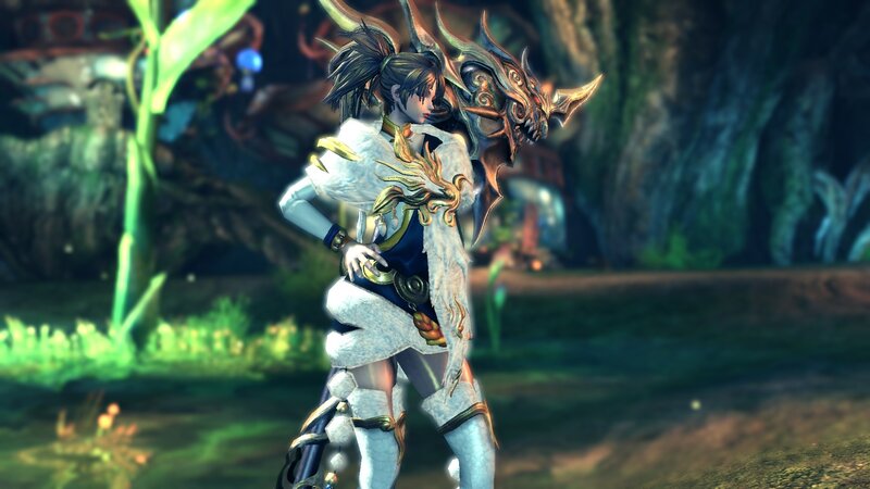 Female Warrior with Dragon Helmet