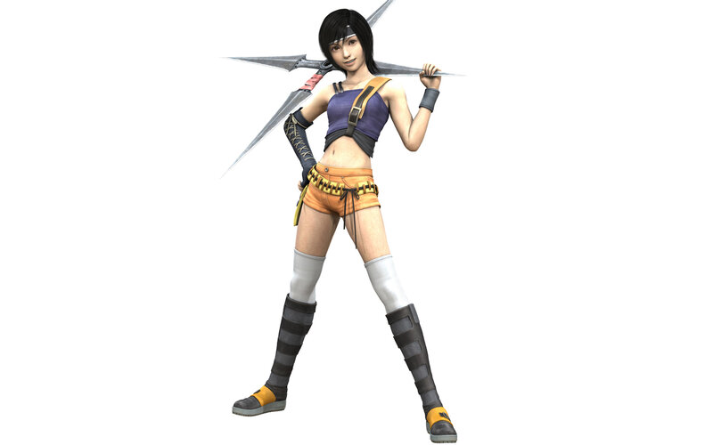 female warrior with dual blades