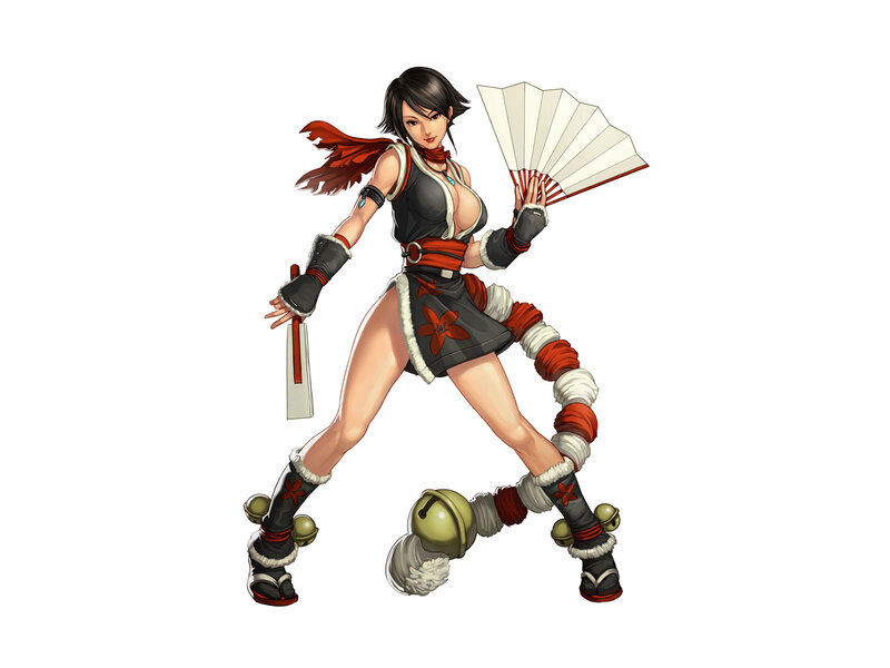 Female Warrior with Fan