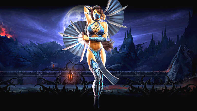 Female Warrior with Fans