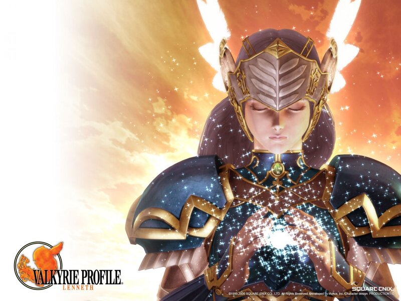 Female Warrior with Glowing Orb — Blue