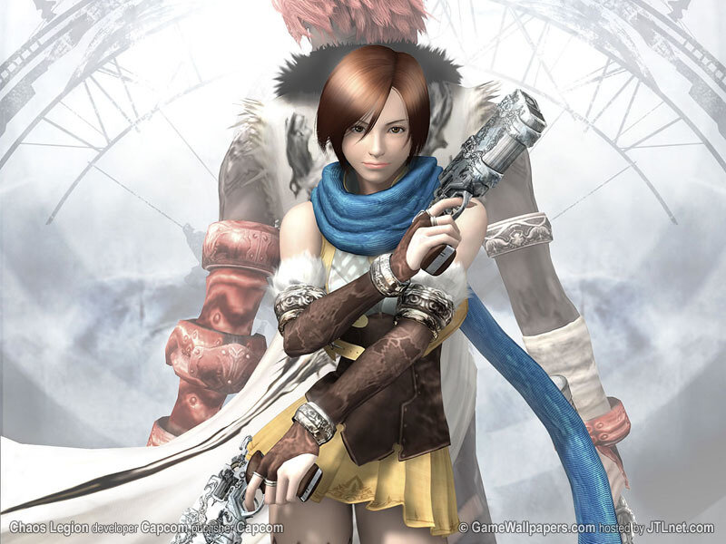 Female Warrior with Gun — Blue, Dramatic, Digital Art