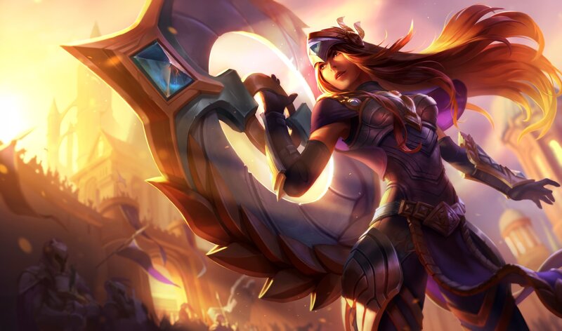 Female Warrior with Large Shield